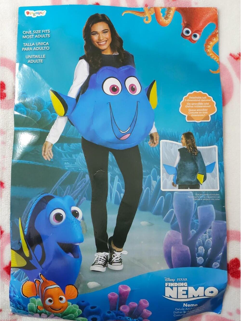 Disguise Women's Finding Nemo Dory Adult Sized Costume Blue Standard One Size
